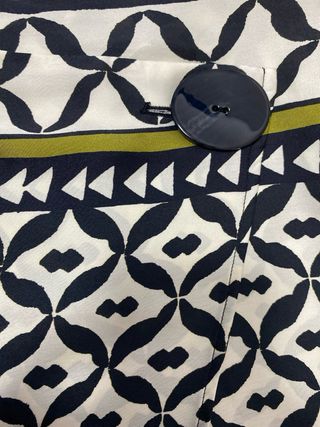 Falda midi estampada boho