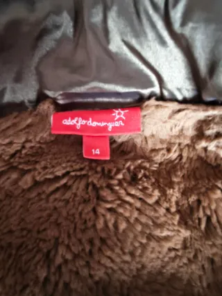 Chaquetón Adolfo Domínguez niña 14 años