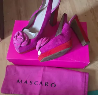 Zapatos Mascaró fiesta rosa