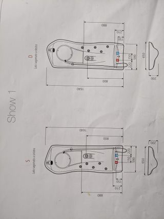 Vasca da bagno con box doccia