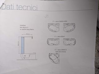 Vasca da bagno con box doccia