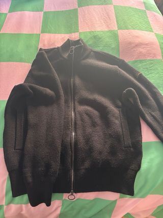 Sudadera Paul & Shark cremallera plateada