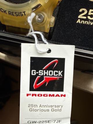 Relógio G-Shock Frogman 25th Anniversary Ouro