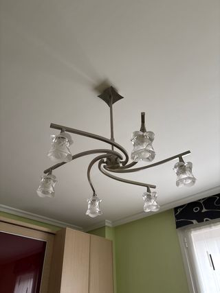 Lámpara de techo diseño espiral