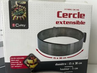 Juego moldes pastelería Cuisy ajustables