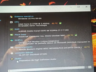 Portátil Asus PRO5IJ