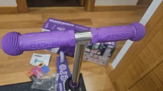 Patinete Micro Mini Deluxe LED Morado