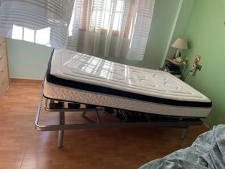 Colchón y somier motorizado