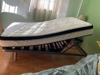 Colchón y somier motorizado