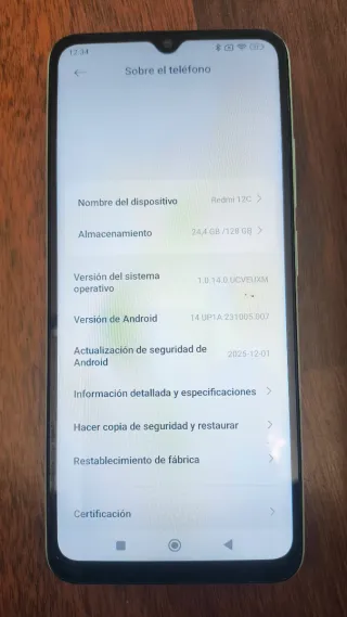 Xiaomi Redmi 12C 128 GB