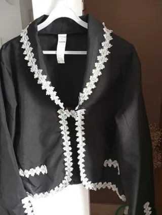 Disfraz Mexicano Adulto M/L Negro/Plata