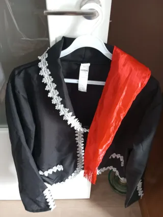 Disfraz Mexicano Adulto M/L Negro/Plata