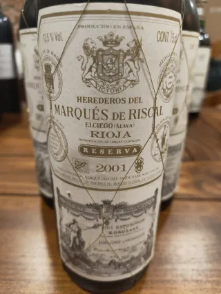 Vino Marqués de Riscal Reserva 2001