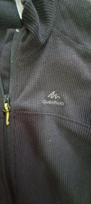 Forro Polar Quechua Negro Talla M