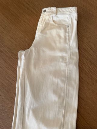 Pantalón Carrot Beige Zara Talla 34