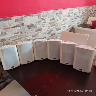 6 altavoces L-TRONIK con soportes