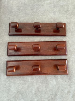Percheros de madera para pared