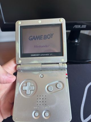 Nintendo GBA SP Plata