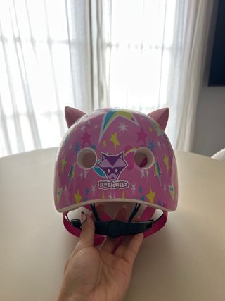 Casco infantil gatito para bici/patinete raskullz