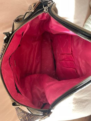 Bolso Tous Beige y Multicolor Piel Serpiente