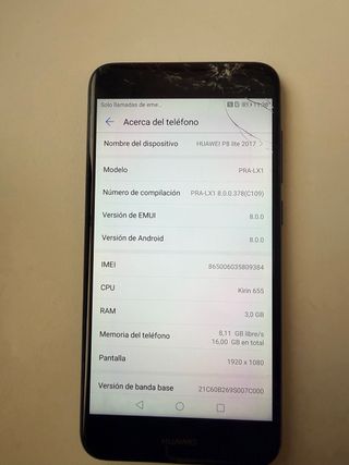 Huawei P8 Lite 2017 Negro