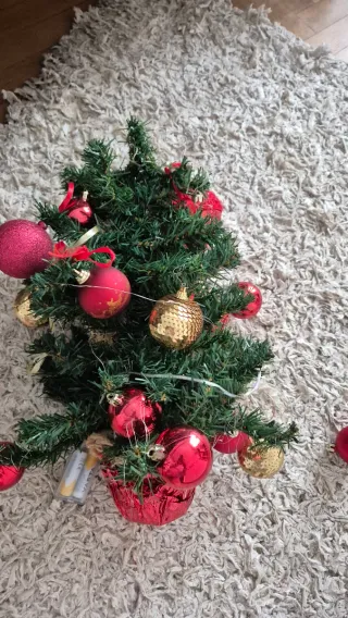 Albero di Natale decorato