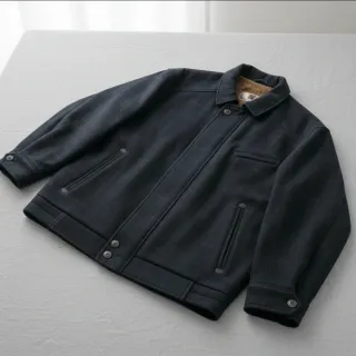 Abrigo Kempel Lana Talla M azul marino