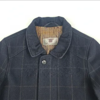 Abrigo Kempel Lana Talla M azul marino