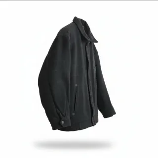 Abrigo Kempel Lana Talla M azul marino