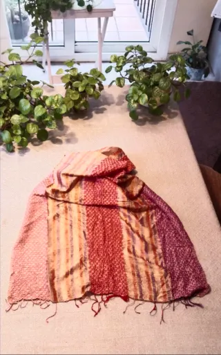 Sciarpa foulard donna rosa e viola, vari toni