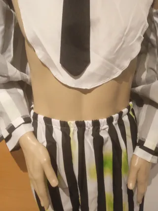 Beetlejuice corbata chaqueta pantalon peluca L