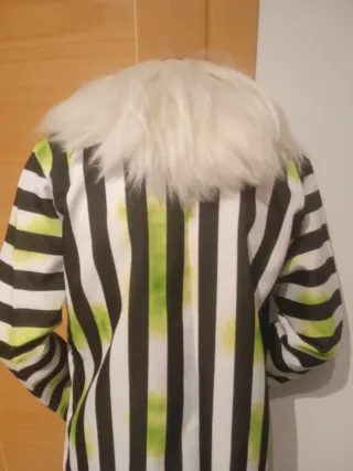 Beetlejuice corbata chaqueta pantalon peluca L