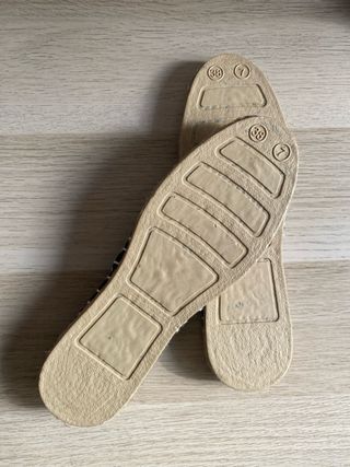 Zapatillas de esparto negras