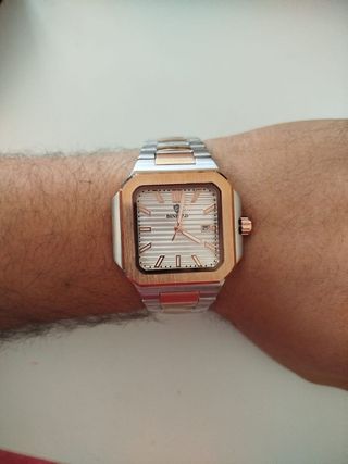 Reloj Cubitus Rose Gold & Plata Hombre