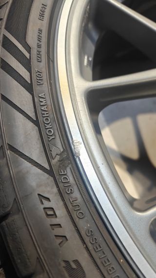 Llanta bbs +yokohama