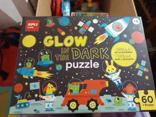 Puzzle Glow in the Dark Apli Kids Espacio