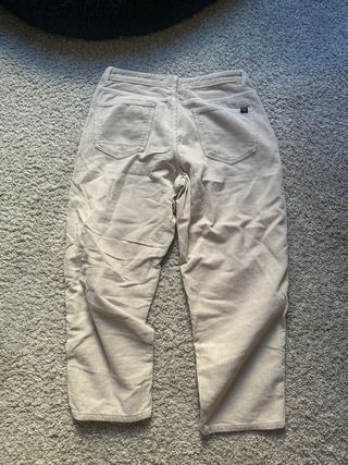 Pantalón Pana Pull&Bear Talla 46 Beige