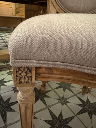 4 Sillas Medallón Antiguas