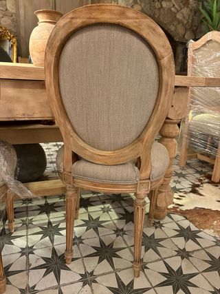 4 Sillas Medallón Antiguas