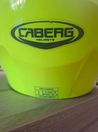Casco modular XL amarillo brillante