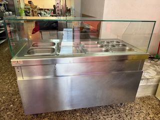 Vitrina Kebab Acero Inoxidable y Cristal