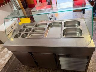 Vitrina Kebab Acero Inoxidable y Cristal