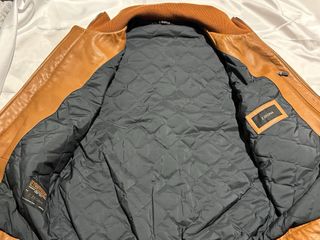 Chaqueta de Piel Ermenegildo Zegna Marrón