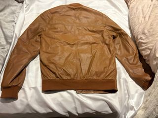 Chaqueta de Piel Ermenegildo Zegna Marrón