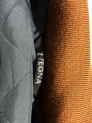 Chaqueta de Piel Ermenegildo Zegna Marrón