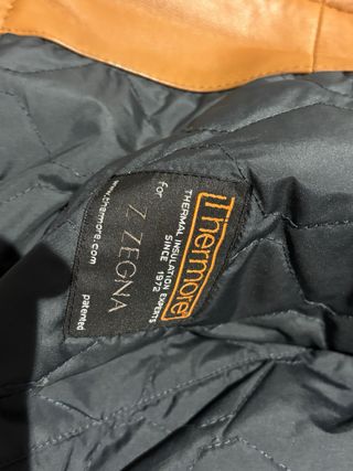 Chaqueta de Piel Ermenegildo Zegna Marrón