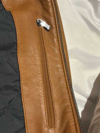 Chaqueta de Piel Ermenegildo Zegna Marrón