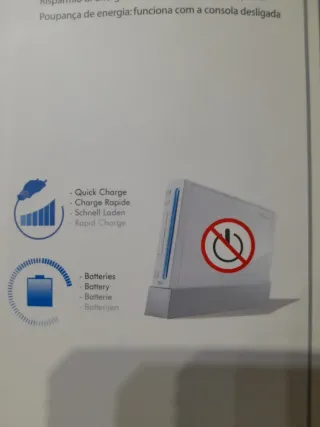 Cargador batería wii última generación+2 baterías