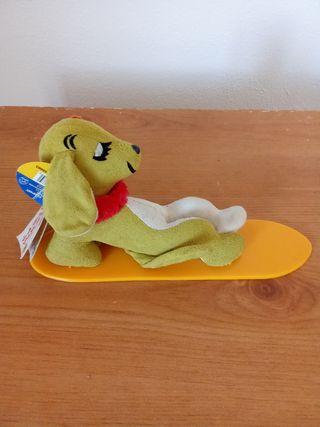 Pelúcia Cão Japonês Antigo Anos 60/70