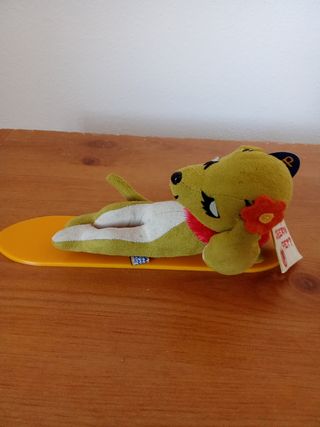 Pelúcia Cão Japonês Antigo Anos 60/70